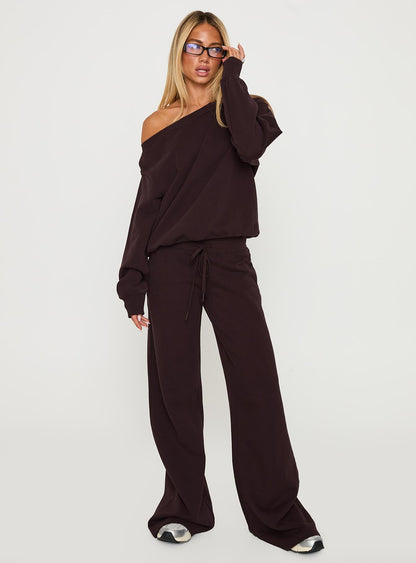 CozyFlow™ Off-Shoulder Set