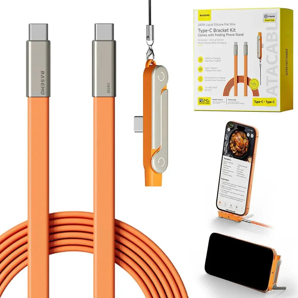 GripStand™ Fast Charging Cable