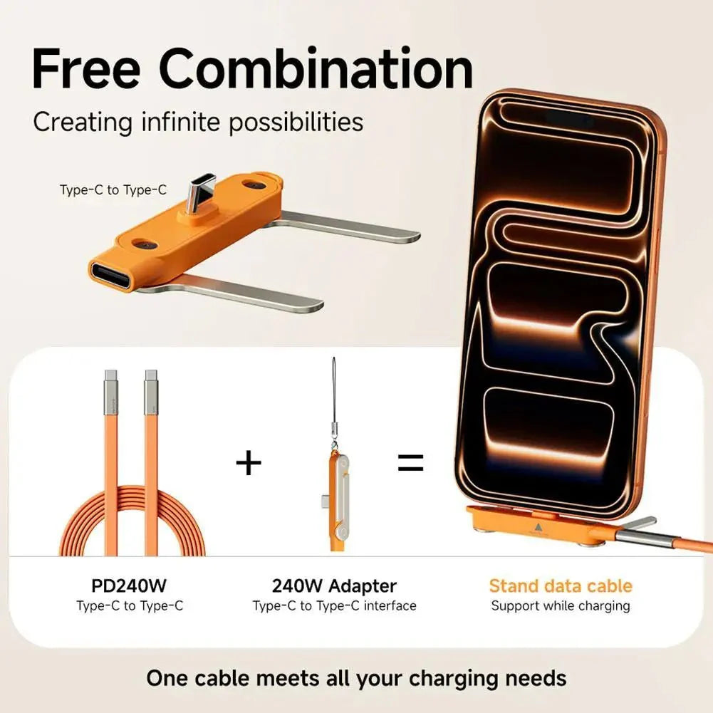 GripStand™ Fast Charging Cable