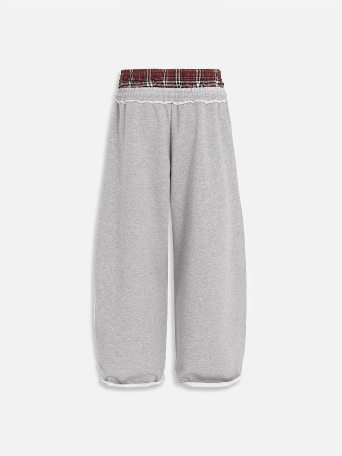 Double Waist Baggy Sweatpants