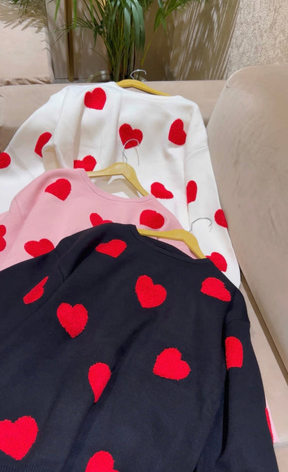Heartfelt™ Heart Knit Sweater