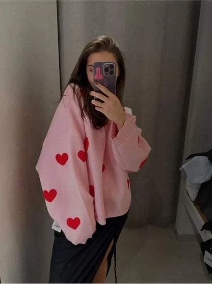 Heartfelt™ Heart Knit Sweater