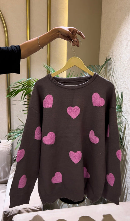 Heartfelt™ Heart Knit Sweater