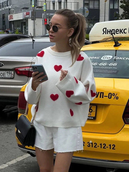 Heartfelt™ Heart Knit Sweater