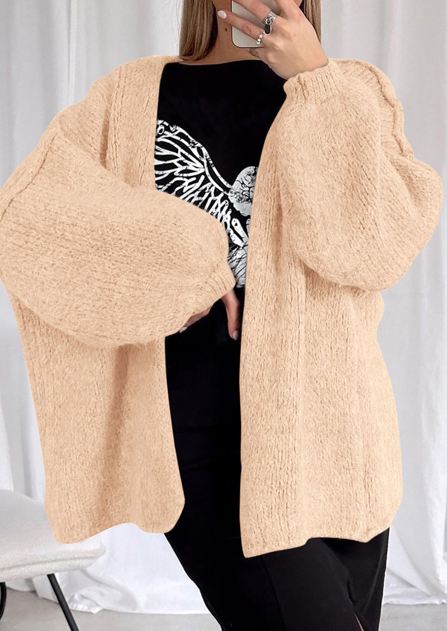 SoftHaven™ Oversized Knit Cardigan