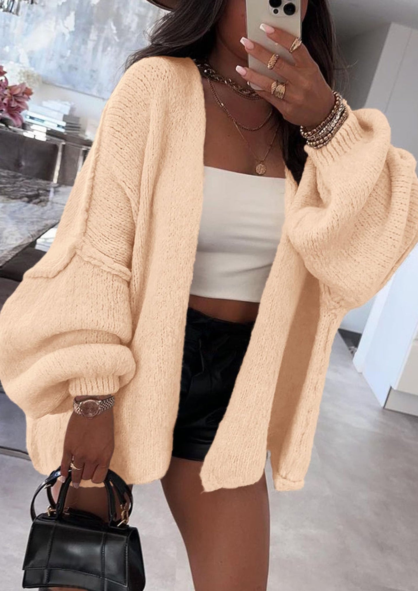 SoftHaven™ Oversized Knit Cardigan