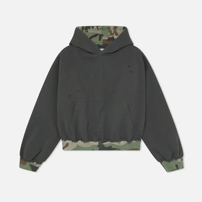 Wildside™ Distressed LeopardHoodie