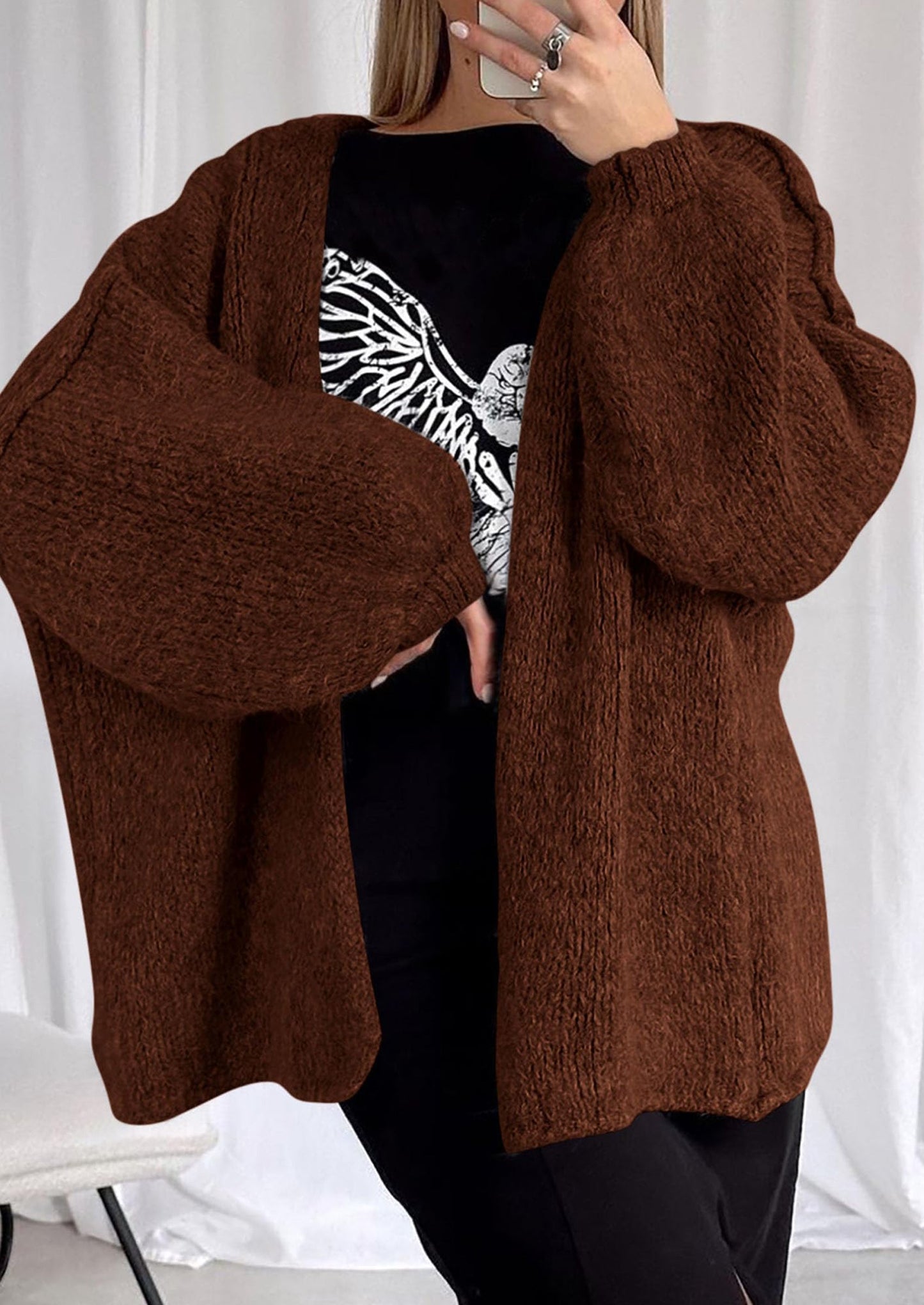 SoftHaven™ Oversized Knit Cardigan