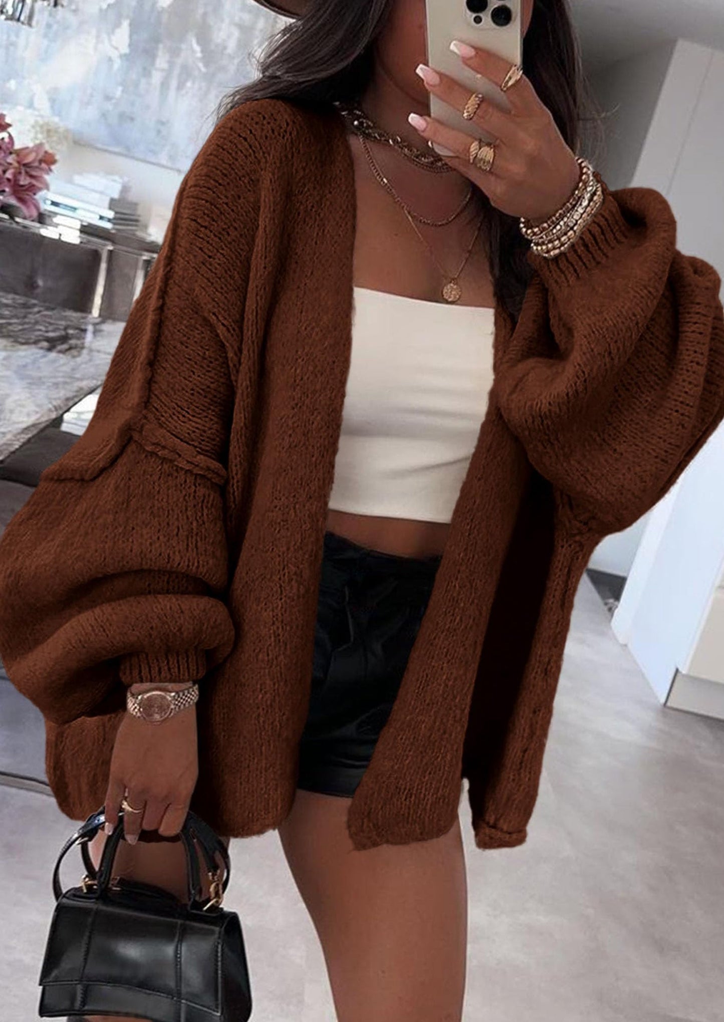 SoftHaven™ Oversized Knit Cardigan