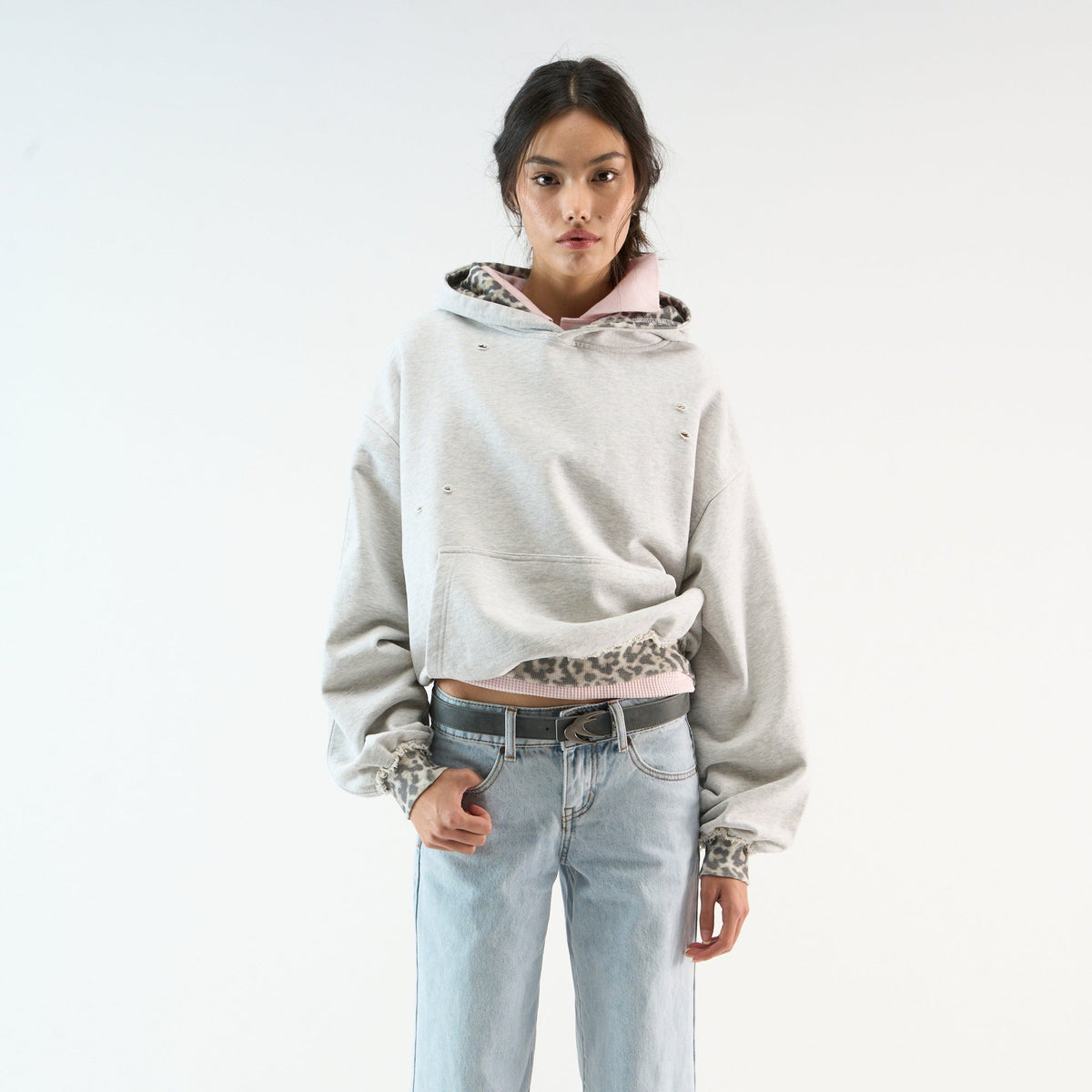 Wildside™ Distressed LeopardHoodie