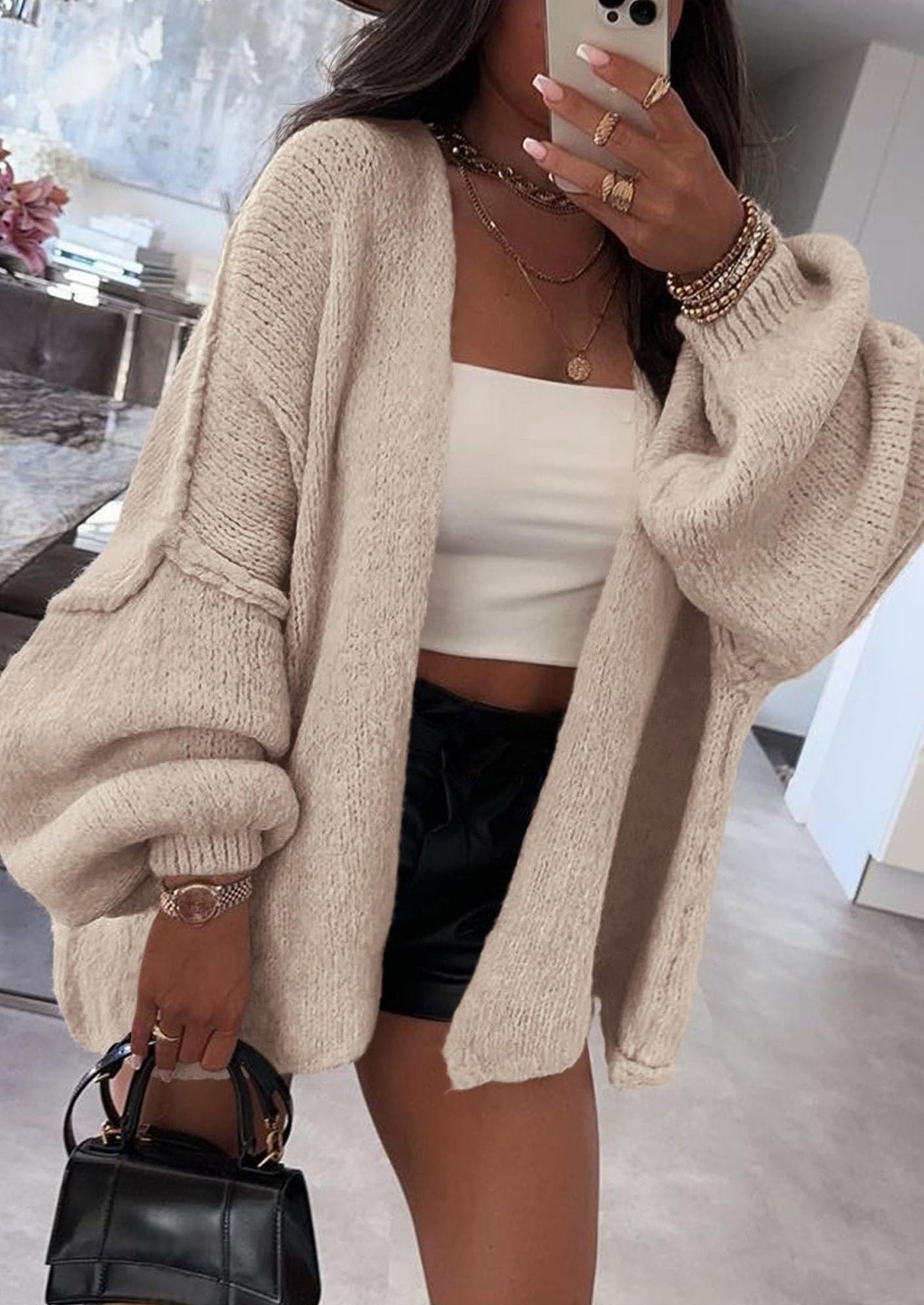 SoftHaven™ Oversized Knit Cardigan
