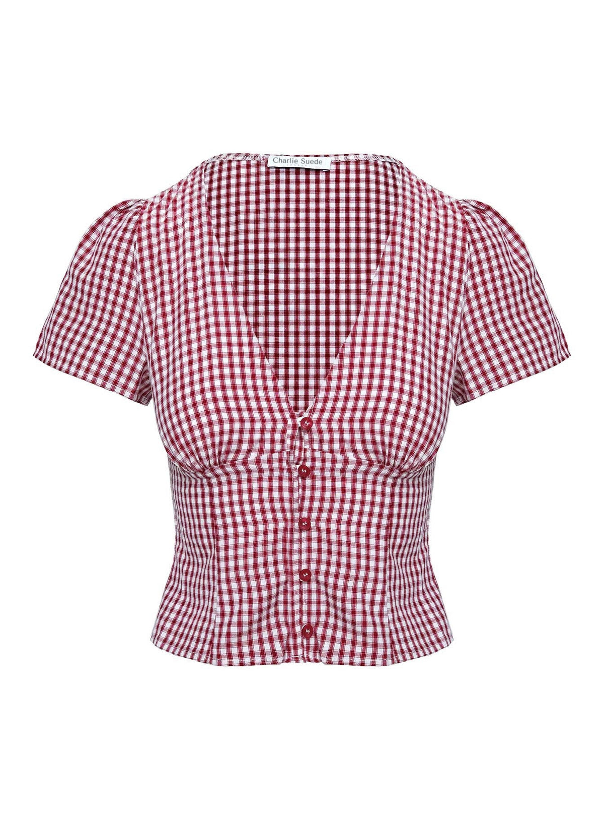 Glam Gingham Blouse