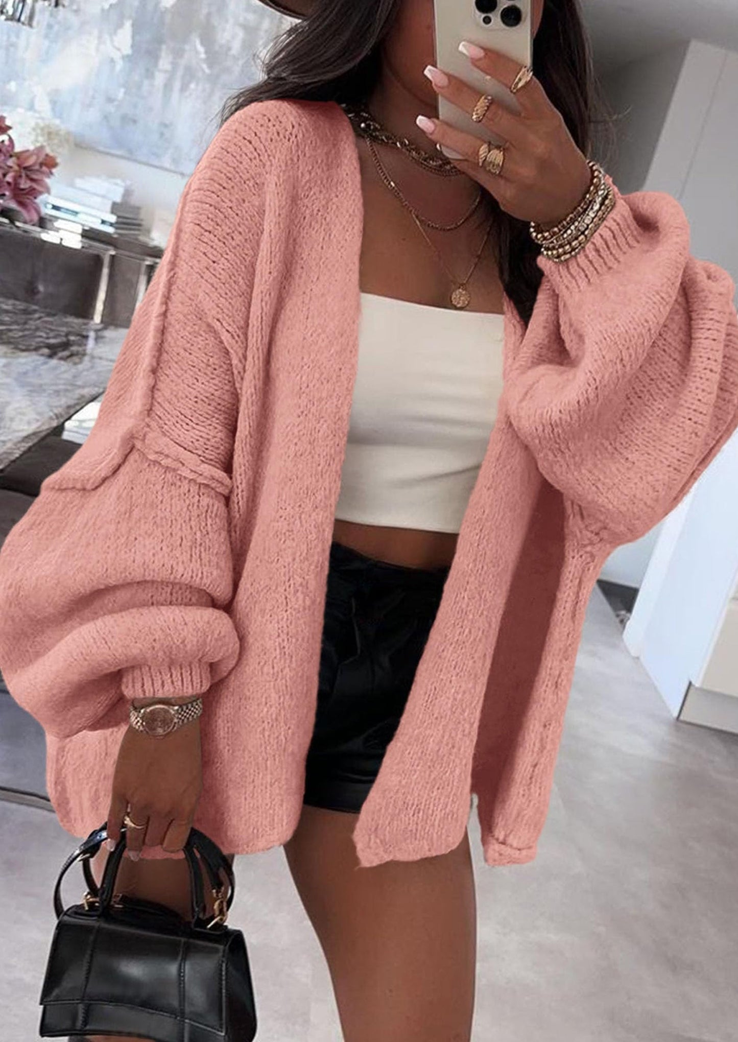 SoftHaven™ Oversized Knit Cardigan