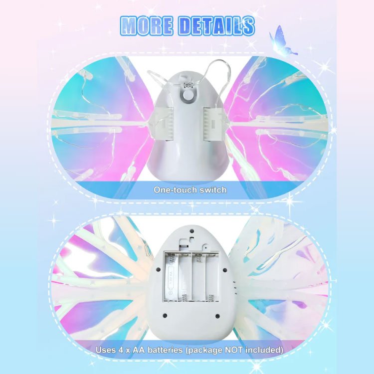 TwinkleFly™ Light-Up Butterfly Wings