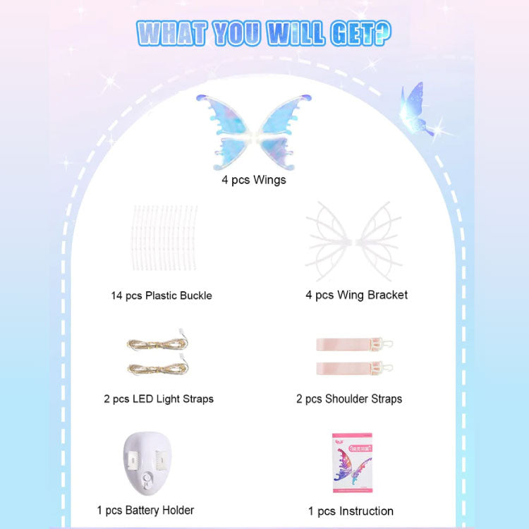 TwinkleFly™ Light-Up Butterfly Wings