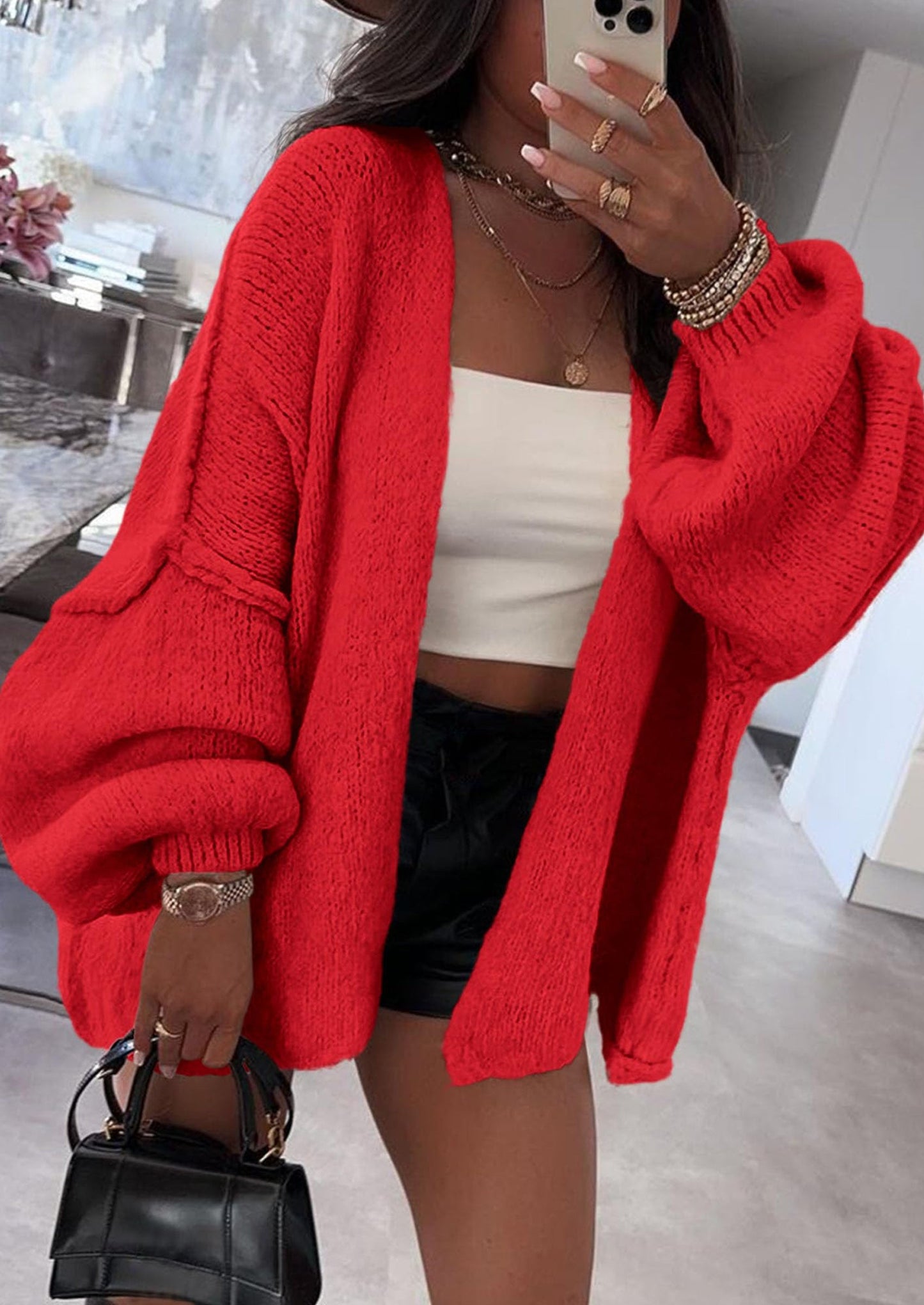 SoftHaven™ Oversized Knit Cardigan