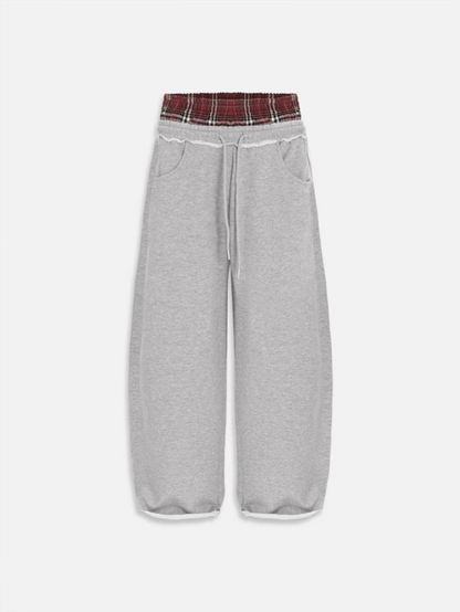 Double Waist Baggy Sweatpants