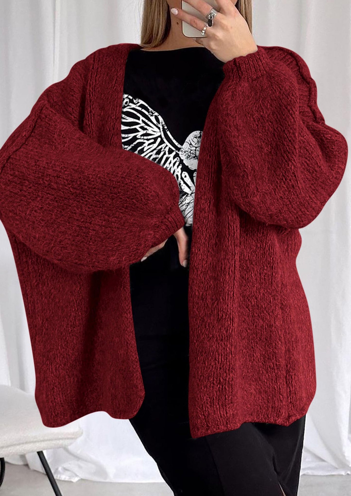 SoftHaven™ Oversized Knit Cardigan