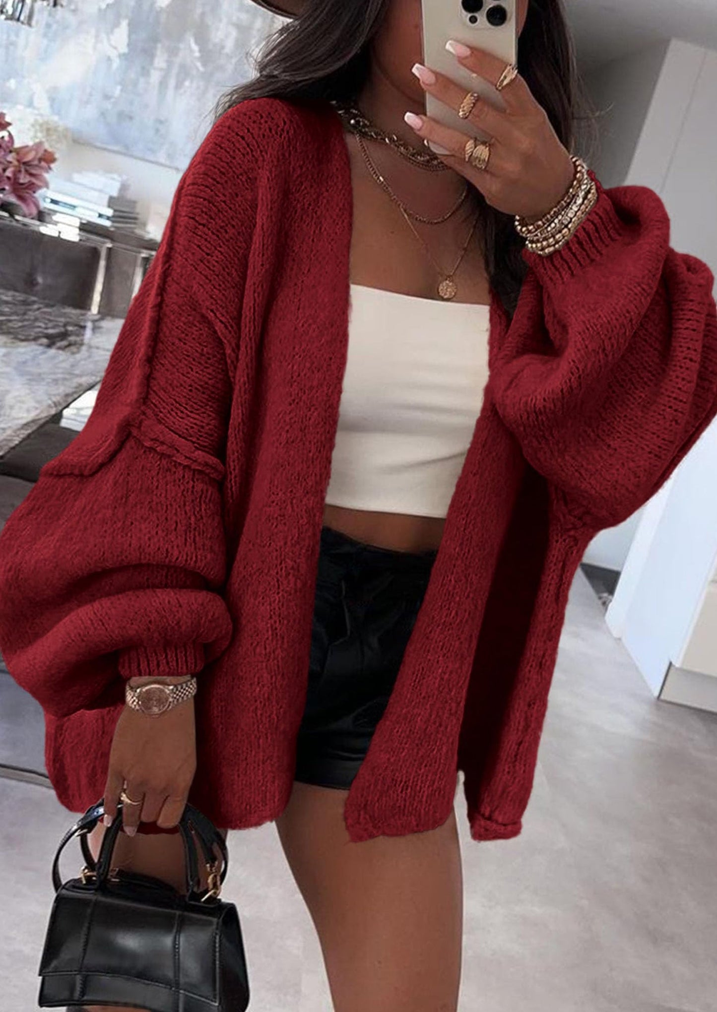 SoftHaven™ Oversized Knit Cardigan
