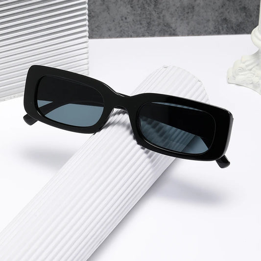 Retro Black Lens Sunglasses